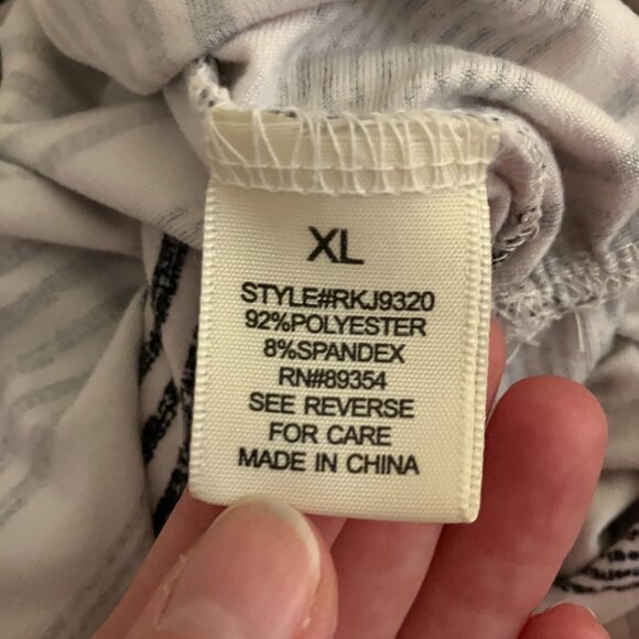 Ultra Flirt Striped Romper Size XL - Picture 6 of 7